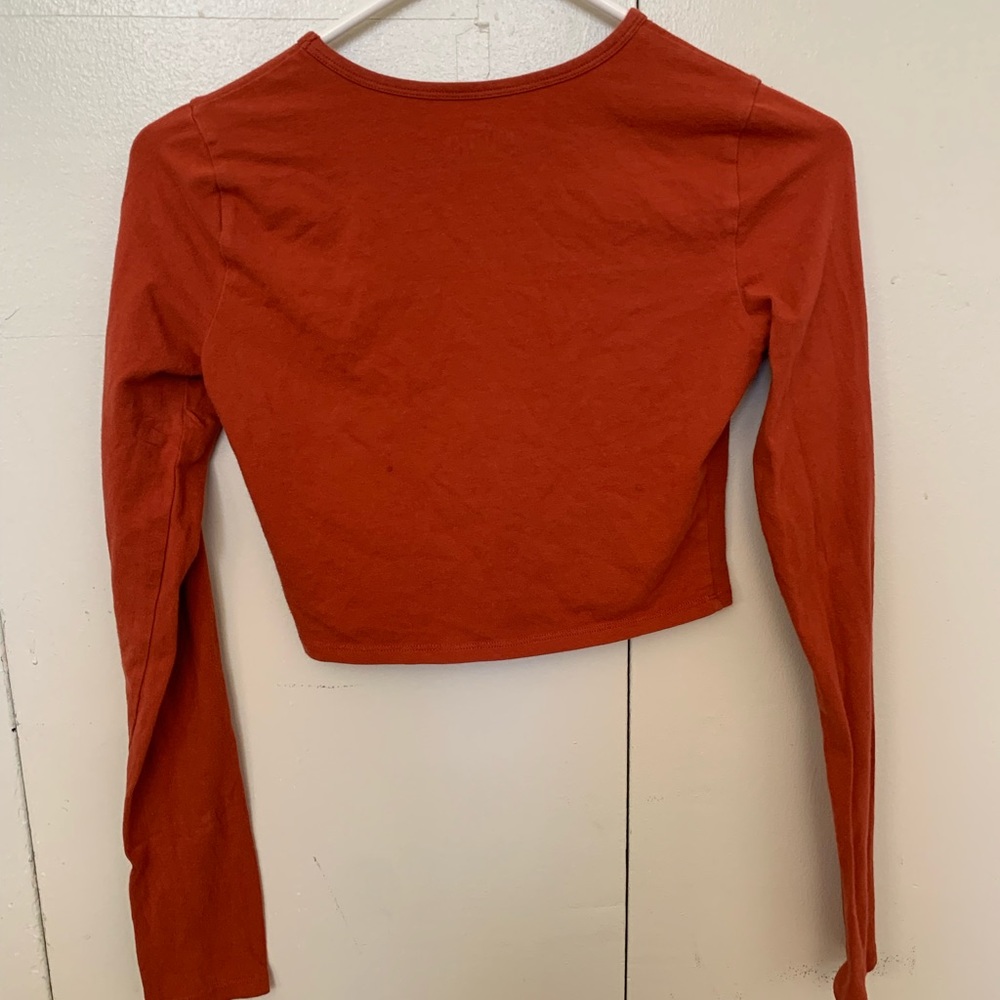 I am selling a red shirt from Hollister